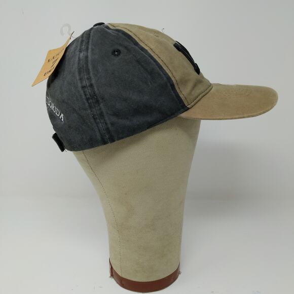 Lucky 7 USA Strapback Hat Miami Beach Florida Black Embroidered MB Logo W/Tags - Picture 7 of 14